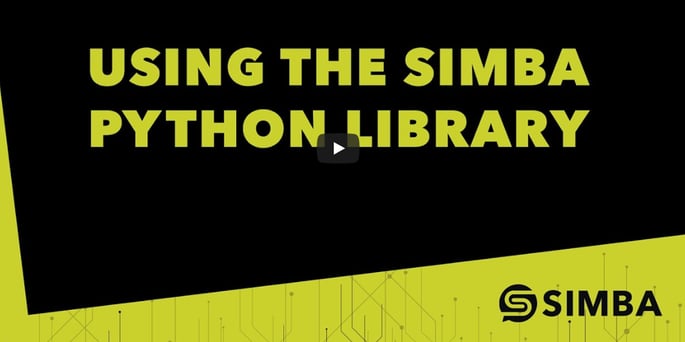Using the SIMBA Python Library